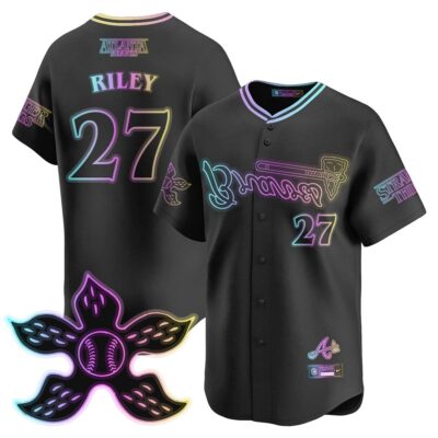 Atlanta Braves Stranger Things 2025 Limited Jersey - All Stitched - Limited Jersey | MLB Jersey