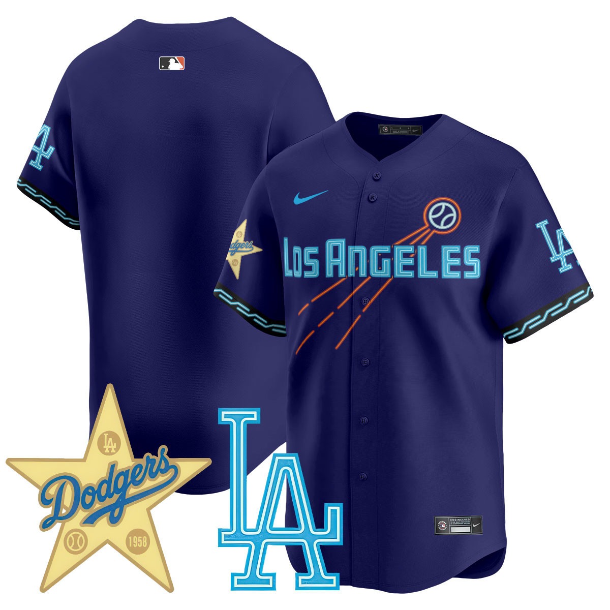 Los Angeles Dodgers City Connect Concept Jersey - All Stitched - Limited Jersey | MLB Jersey Los Angeles Dodgers City Connect Concept Jersey - All Stitched - Limited Jersey | MLB Jersey