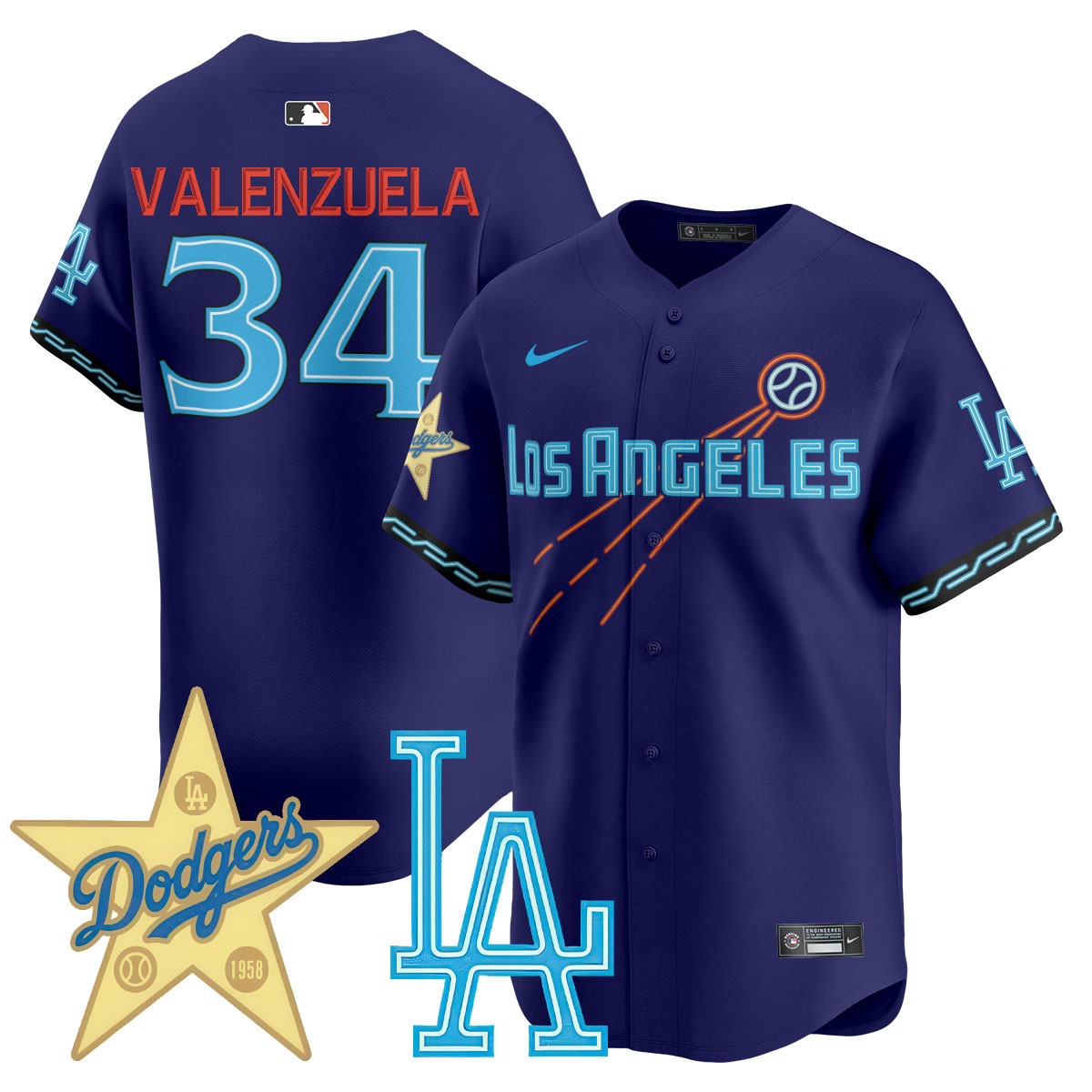 Los Angeles Dodgers City Connect Concept Jersey - All Stitched - Limited Jersey | MLB Jersey Los Angeles Dodgers City Connect Concept Jersey - All Stitched - Limited Jersey | MLB Jersey
