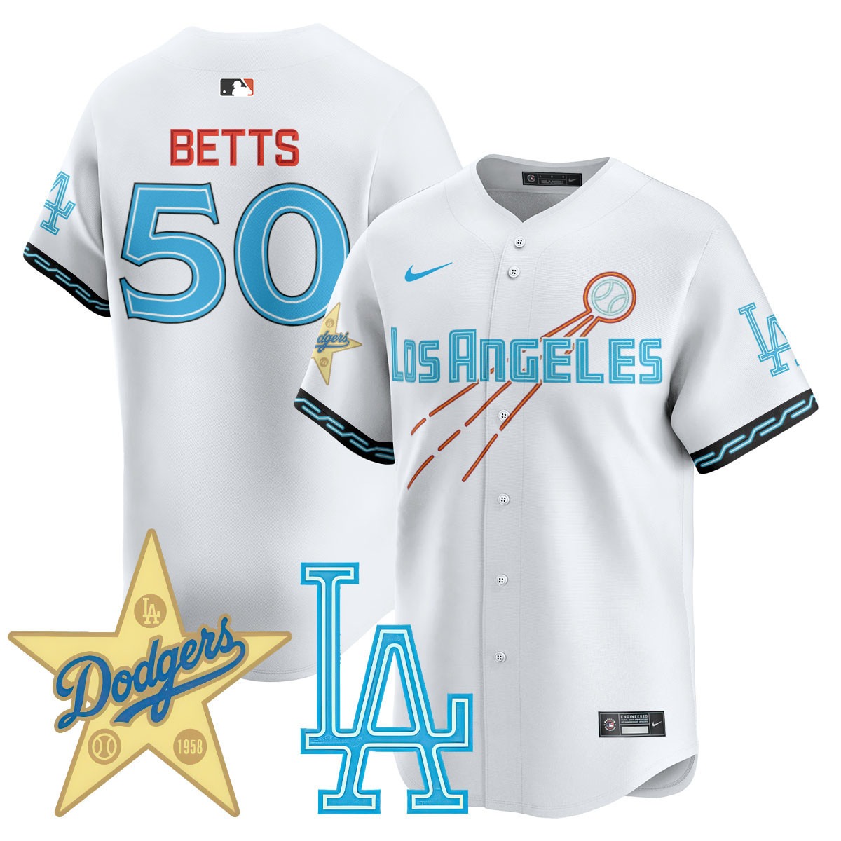 Los Angeles Dodgers City Connect Concept Jersey - All Stitched - Limited Jersey | MLB Jersey Los Angeles Dodgers City Connect Concept Jersey - All Stitched - Limited Jersey | MLB Jersey
