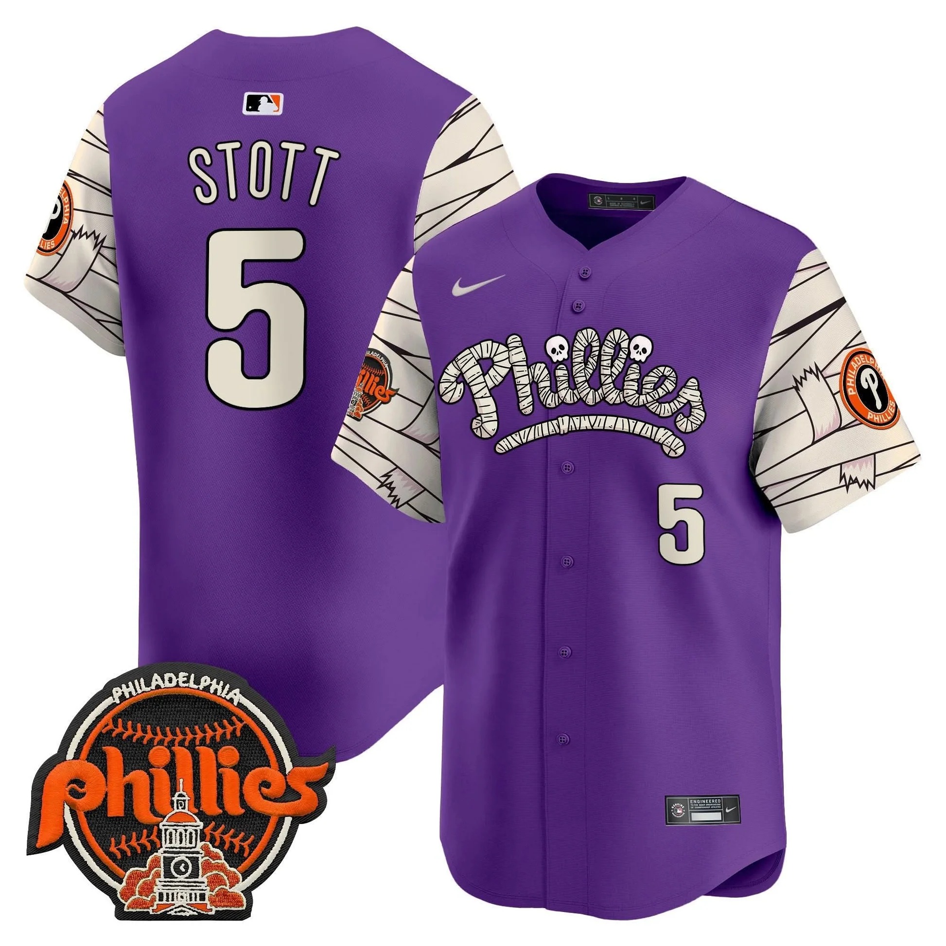 Phillies Halloween Vapor Premier Limited Jersey V2 - All Stitched - Limited Jersey | MLB Jersey Phillies Halloween Vapor Premier Limited Jersey V2 - All Stitched - Limited Jersey | MLB Jersey