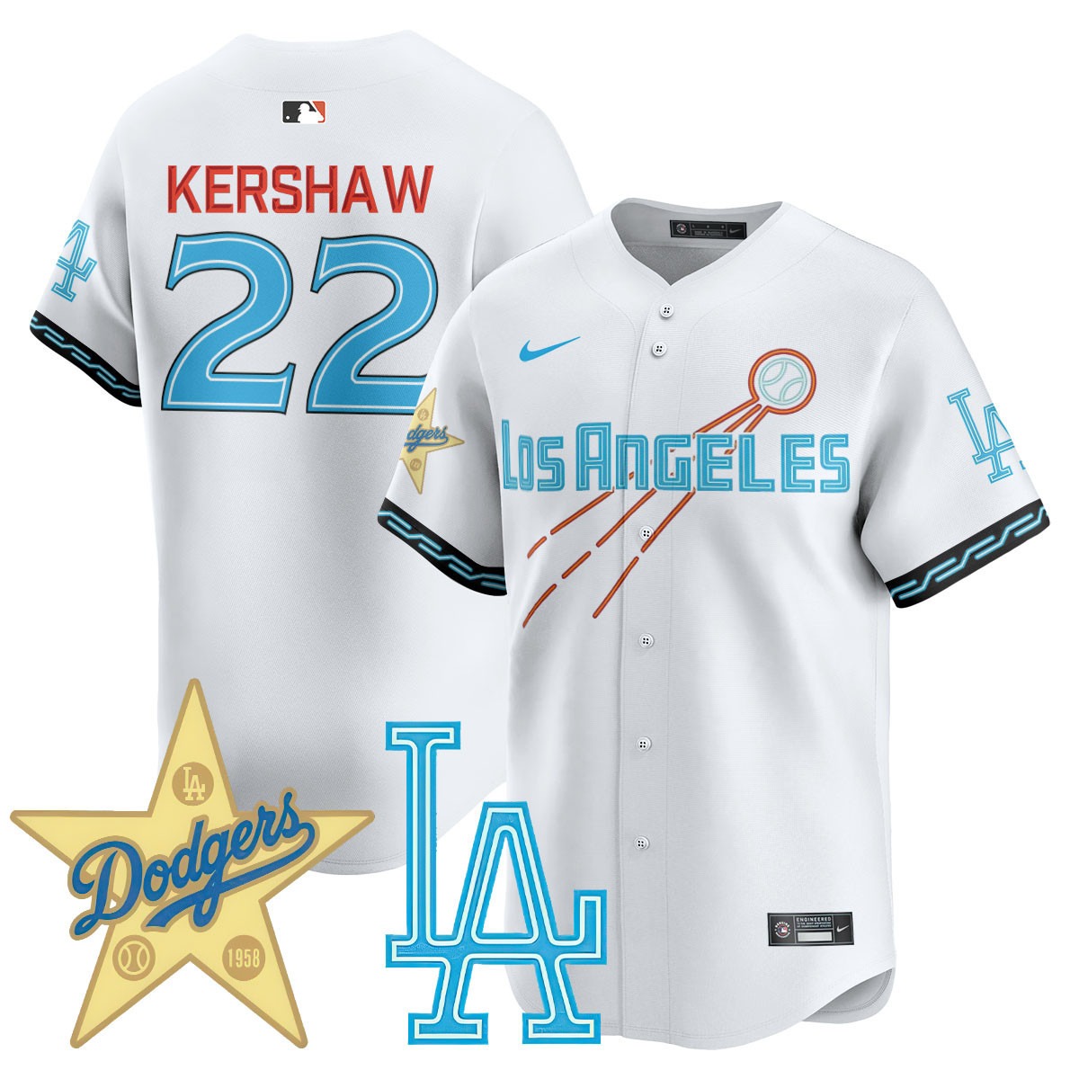 Los Angeles Dodgers City Connect Concept Jersey - All Stitched - Limited Jersey | MLB Jersey Los Angeles Dodgers City Connect Concept Jersey - All Stitched - Limited Jersey | MLB Jersey