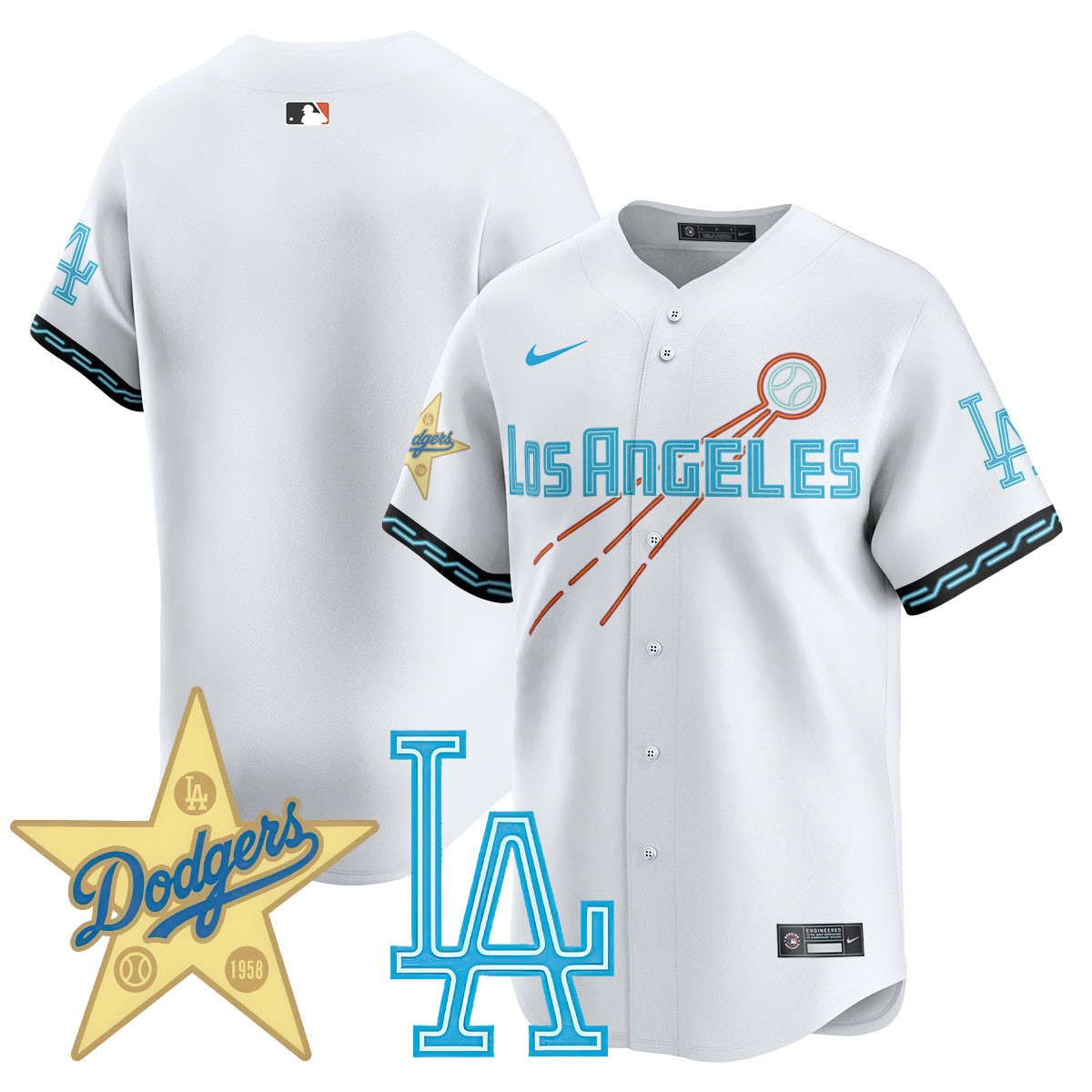 Los Angeles Dodgers City Connect Concept Jersey - All Stitched - Limited Jersey | MLB Jersey Los Angeles Dodgers City Connect Concept Jersey - All Stitched - Limited Jersey | MLB Jersey