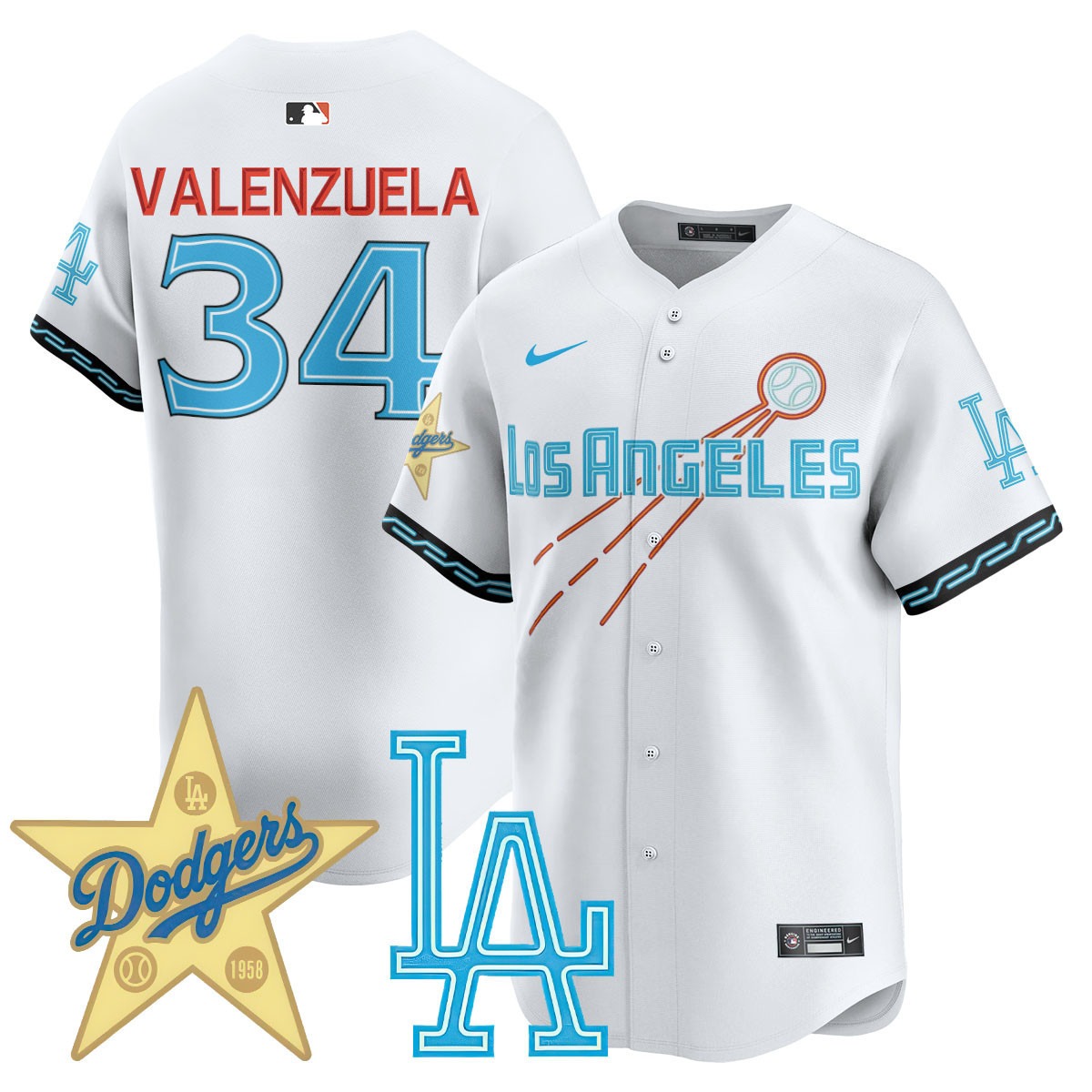 Los Angeles Dodgers City Connect Concept Jersey - All Stitched - Limited Jersey | MLB Jersey Los Angeles Dodgers City Connect Concept Jersey - All Stitched - Limited Jersey | MLB Jersey