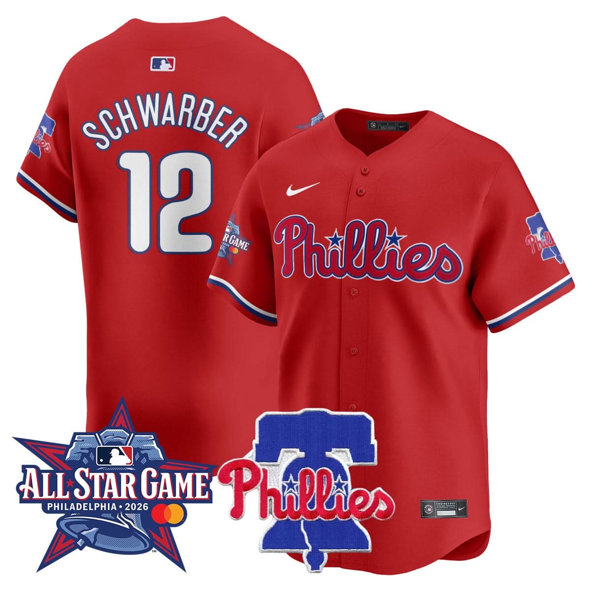 Philadelphia Phillies 2026 MLB All-Star Jersey - All Stitched - Limited Jersey | MLB Jersey Philadelphia Phillies 2026 MLB All-Star Jersey - All Stitched - Limited Jersey | MLB Jersey