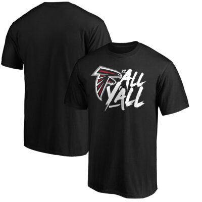 Men's Atlanta Falcons Black Falcons vs. All Y'all T-Shirt | NFl T-Shirt Men's Atlanta Falcons Black Falcons vs. All Y'all T-Shirt | NFl T-Shirt