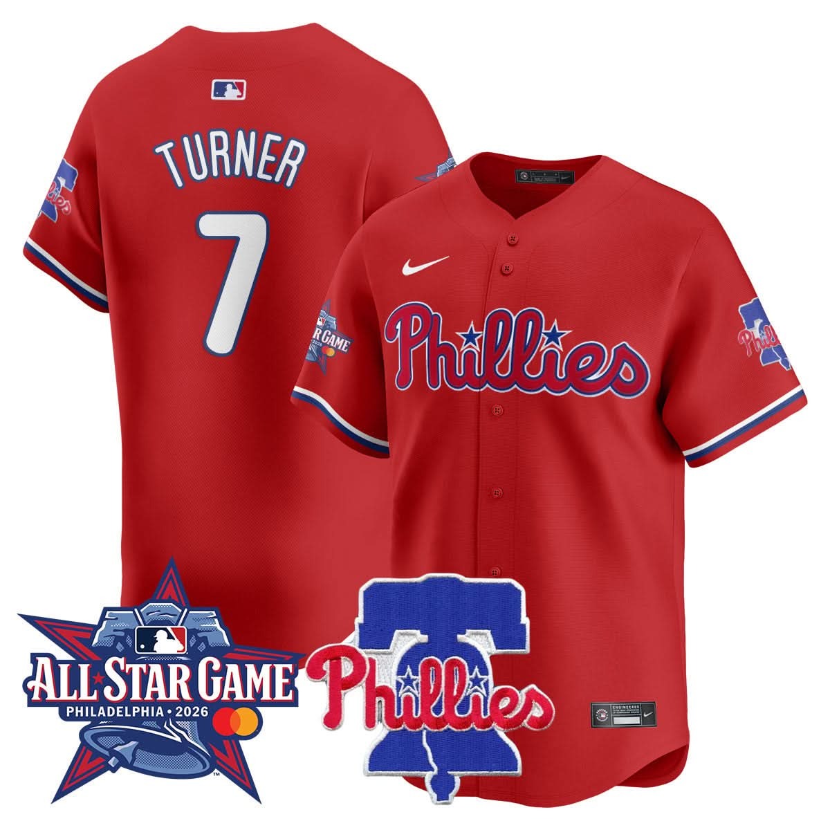 Philadelphia Phillies 2026 MLB All-Star Jersey - All Stitched - Limited Jersey | MLB Jersey Philadelphia Phillies 2026 MLB All-Star Jersey - All Stitched - Limited Jersey | MLB Jersey
