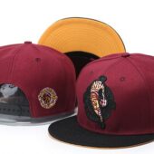 Cleveland Cavaliers New Era Deceptor Wine Fitted Hat - Limited Hat | NBA HAT