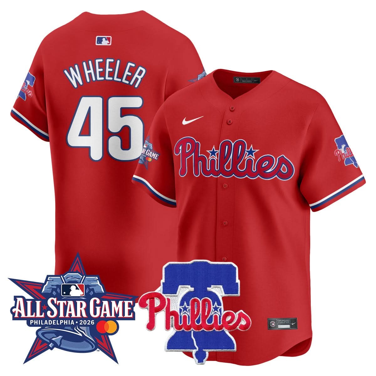 Philadelphia Phillies 2026 MLB All-Star Jersey - All Stitched - Limited Jersey | MLB Jersey Philadelphia Phillies 2026 MLB All-Star Jersey - All Stitched - Limited Jersey | MLB Jersey