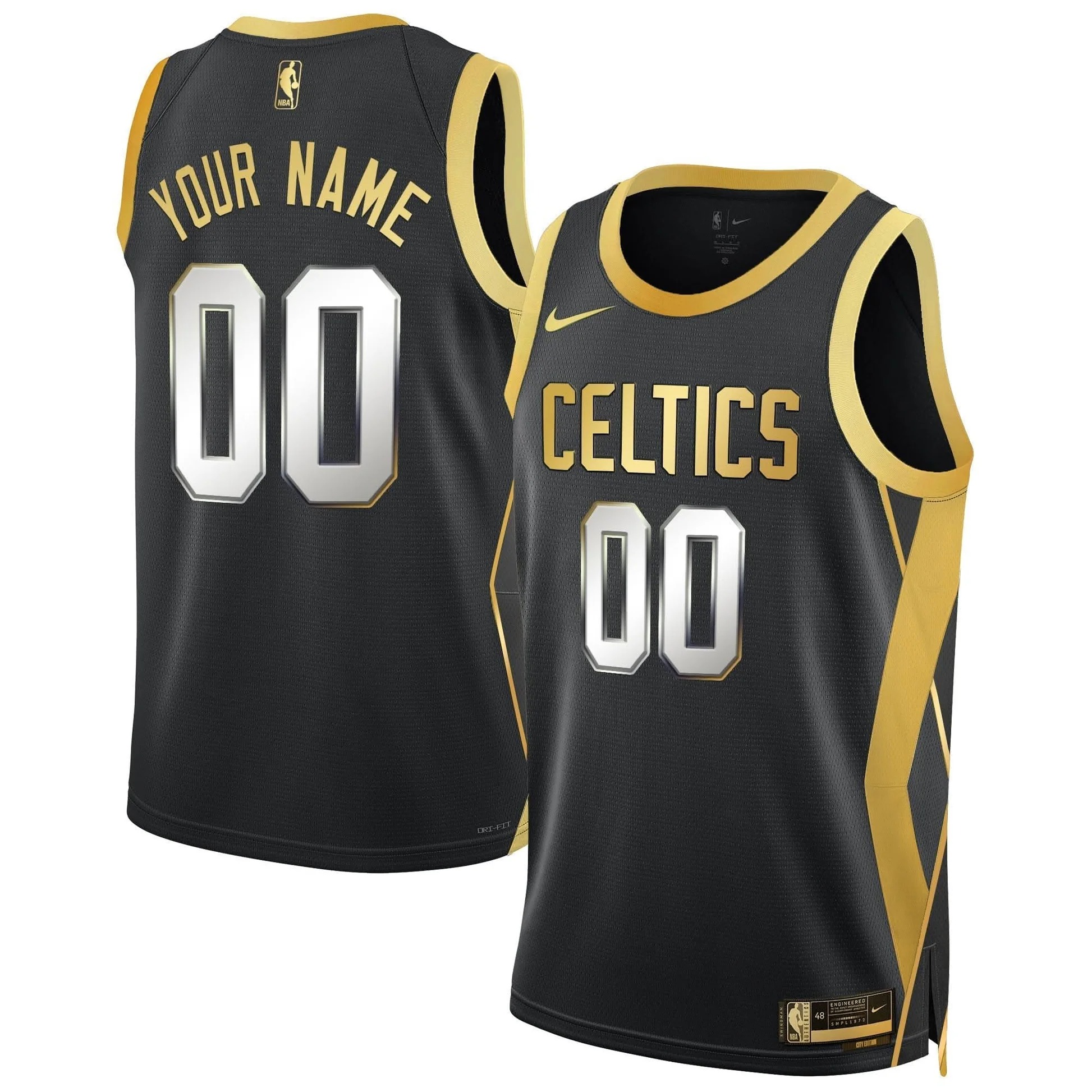 Custom Boston Celtics 2024/25 City Edition Swingman Jersey - All Stitched | NBA jersey Custom Boston Celtics 2024/25 City Edition Swingman Jersey - All Stitched | NBA jersey