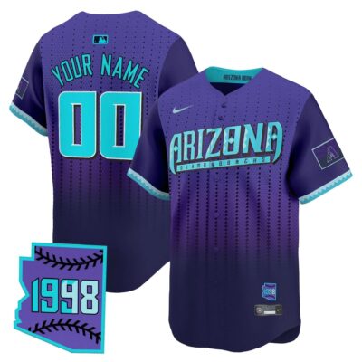 Arizona Diamondbacks 2025 City Connect Vapor Premier Limited Custom Jersey - Stitched - Limited Jersey | MLB Jersey