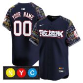 New York Yankees The Bronx Subway Style Vapor Premier Limited Custom Jersey - Stitched - Limited Jersey | MLB Jersey