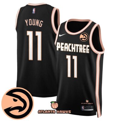 Atlanta Hawks “Peachtree” City Edition Jersey - All Stitched | NBA jersey