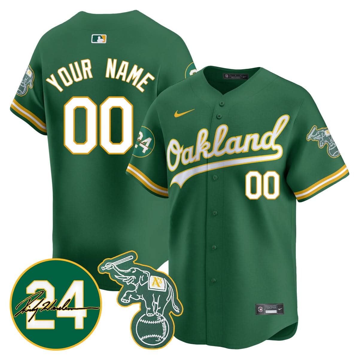 Oakland Athletics 2024 Ricky Henderson Memorial Custom Jersey - All Stitched - Limited Jersey | MLB Jersey Oakland Athletics 2024 Ricky Henderson Memorial Custom Jersey - All Stitched - Limited Jersey | MLB Jersey