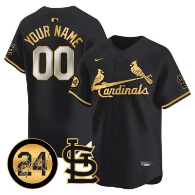 St. Louis Cardinals Memorial Vapor Premier Limited Custom Jersey - All Stitched - Limited Jersey | MLB Jersey