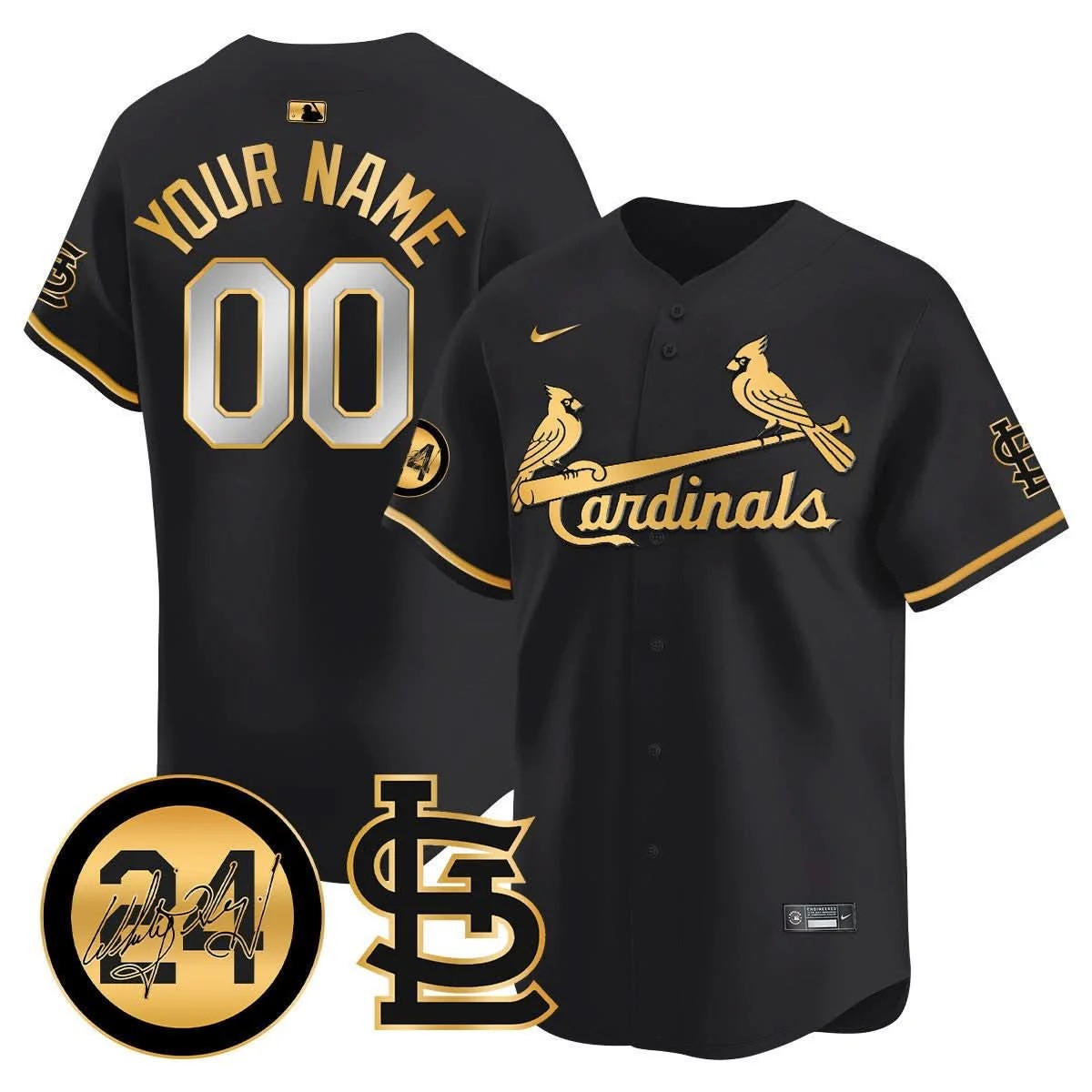 St. Louis Cardinals Memorial Vapor Premier Limited Custom Jersey - All Stitched - Limited Jersey | MLB Jersey St. Louis Cardinals Memorial Vapor Premier Limited Custom Jersey - All Stitched - Limited Jersey | MLB Jersey