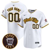 Pittsburgh Pirates 412 Patch Vapor Premier Limited Custom Jersey - All Stitched - Limited Jersey | MLB Jersey