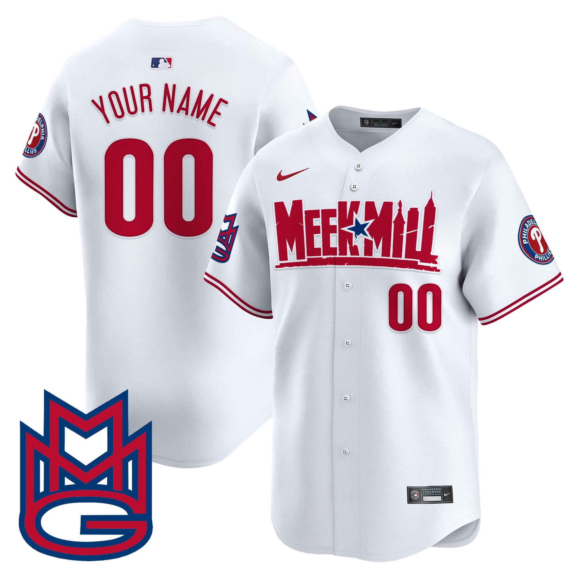 Phillies Meek Mill Vapor Premier Limited Custom Jersey - All Stitched - Limited Jersey | MLB Jersey Phillies Meek Mill Vapor Premier Limited Custom Jersey - All Stitched - Limited Jersey | MLB Jersey
