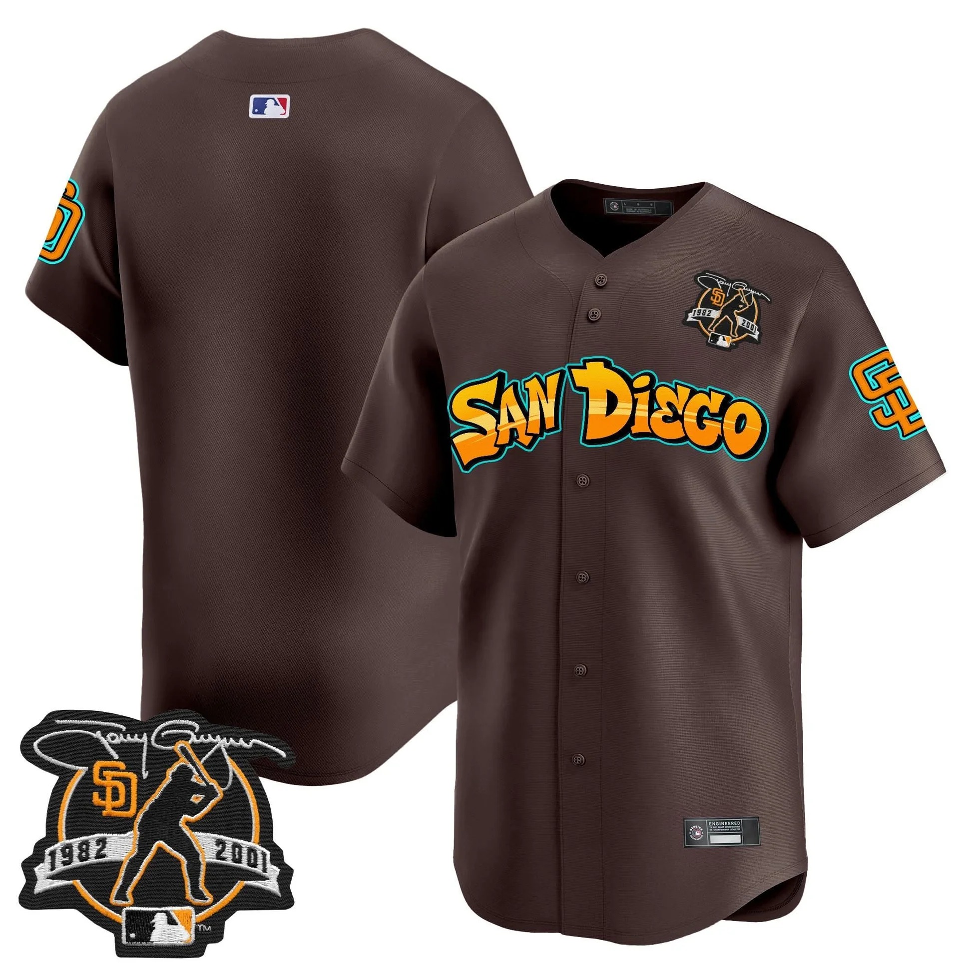 San Diego Padres 'Graffiti Barrio Edition' Vapor Premier Limited Jersey - All Stitched - Limited Jersey | MLB Jersey San Diego Padres 'Graffiti Barrio Edition' Vapor Premier Limited Jersey - All Stitched - Limited Jersey | MLB Jersey
