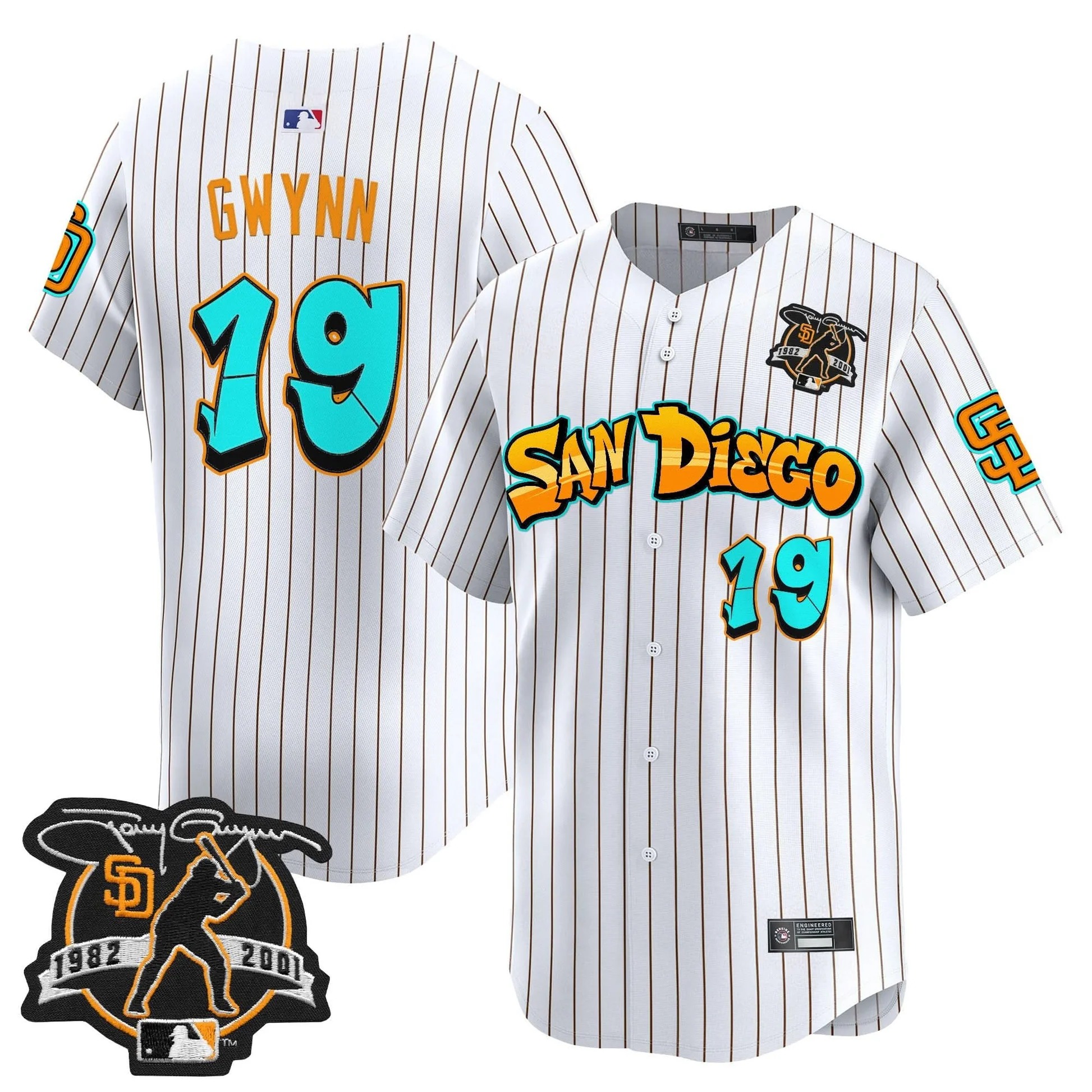 San Diego Padres 'Graffiti Barrio Edition' Vapor Premier Limited Jersey - All Stitched - Limited Jersey | MLB Jersey San Diego Padres 'Graffiti Barrio Edition' Vapor Premier Limited Jersey - All Stitched - Limited Jersey | MLB Jersey