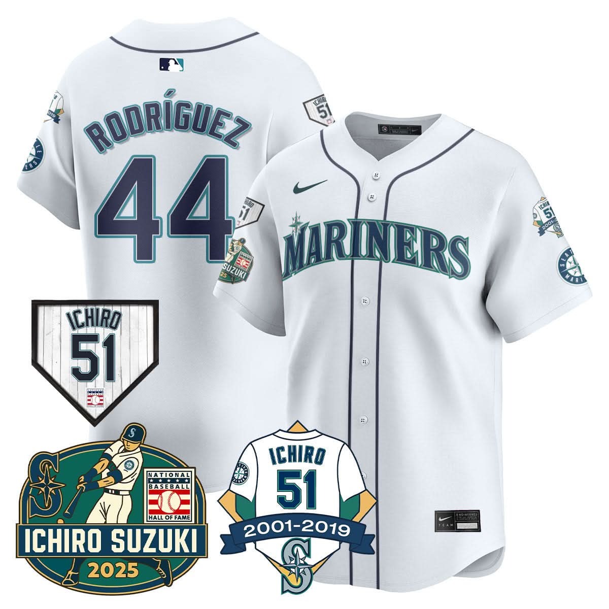 Seattle Mariners Ichiro Number Retirement Jersey - All Stitched - Limited Jersey | MLB Jersey Seattle Mariners Ichiro Number Retirement Jersey - All Stitched - Limited Jersey | MLB Jersey