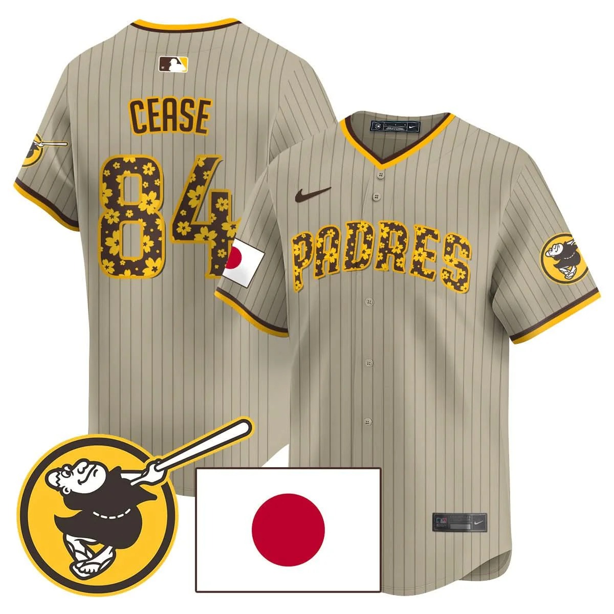 San Diego Padres Japanese Heritage Jersey - All Stitched - Limited Jersey | MLB Jersey San Diego Padres Japanese Heritage Jersey - All Stitched - Limited Jersey | MLB Jersey