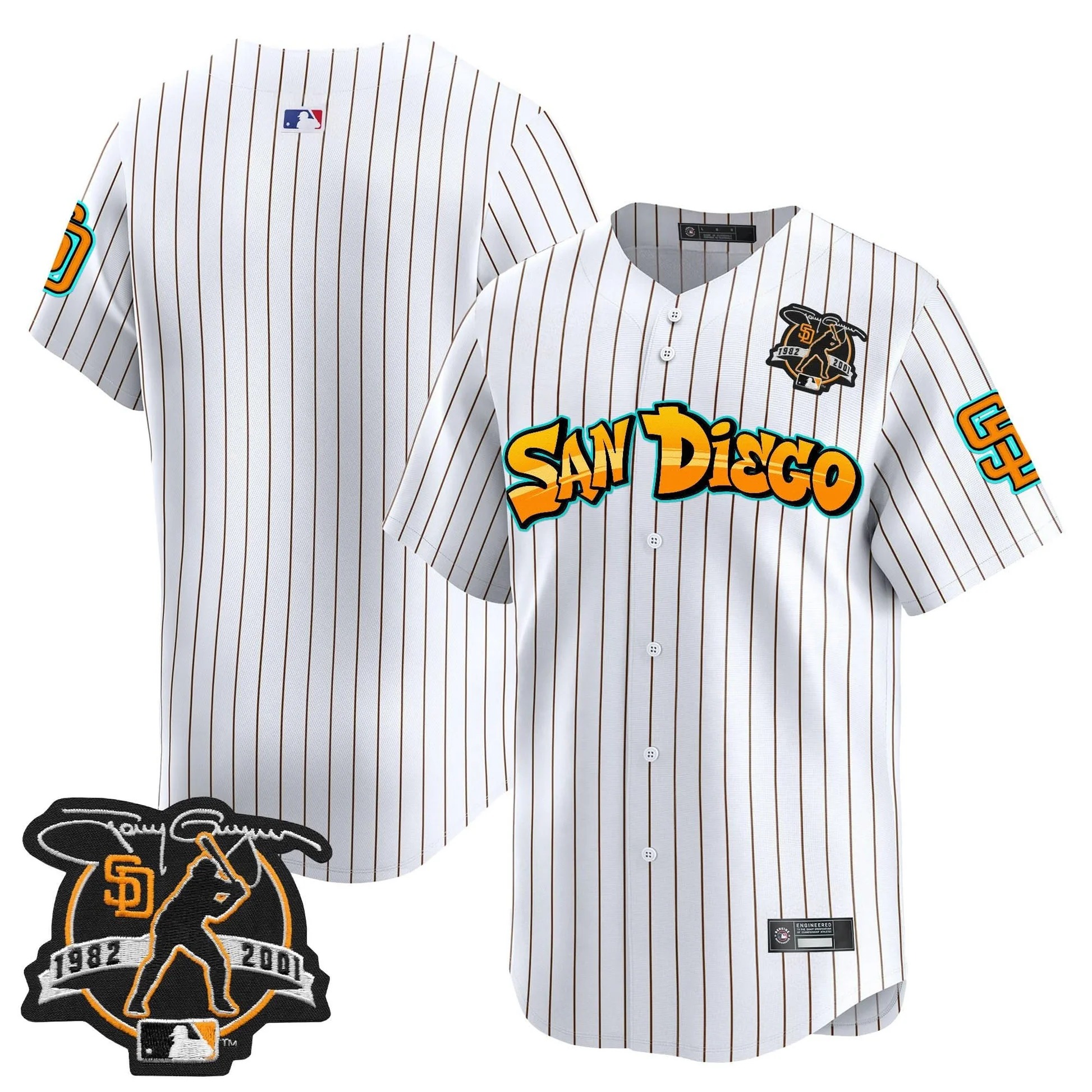 San Diego Padres 'Graffiti Barrio Edition' Vapor Premier Limited Jersey - All Stitched - Limited Jersey | MLB Jersey San Diego Padres 'Graffiti Barrio Edition' Vapor Premier Limited Jersey - All Stitched - Limited Jersey | MLB Jersey