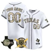 Texas Rangers Armed Forces Day Vapor Premier Limited Custom Jersey - All Stitched - Limited Jersey | MLB Jersey