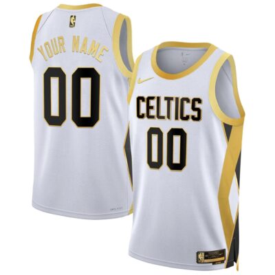 Custom Boston Celtics 2024/25 City Edition Swingman Jersey - All Stitched | NBA jersey