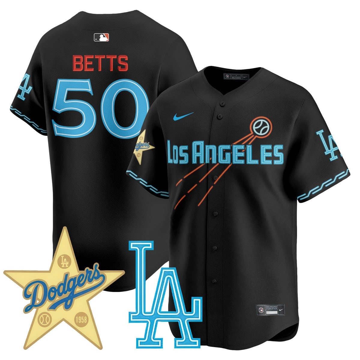 Los Angeles Dodgers City Connect Concept Jersey - All Stitched - Limited Jersey | MLB Jersey Los Angeles Dodgers City Connect Concept Jersey - All Stitched - Limited Jersey | MLB Jersey