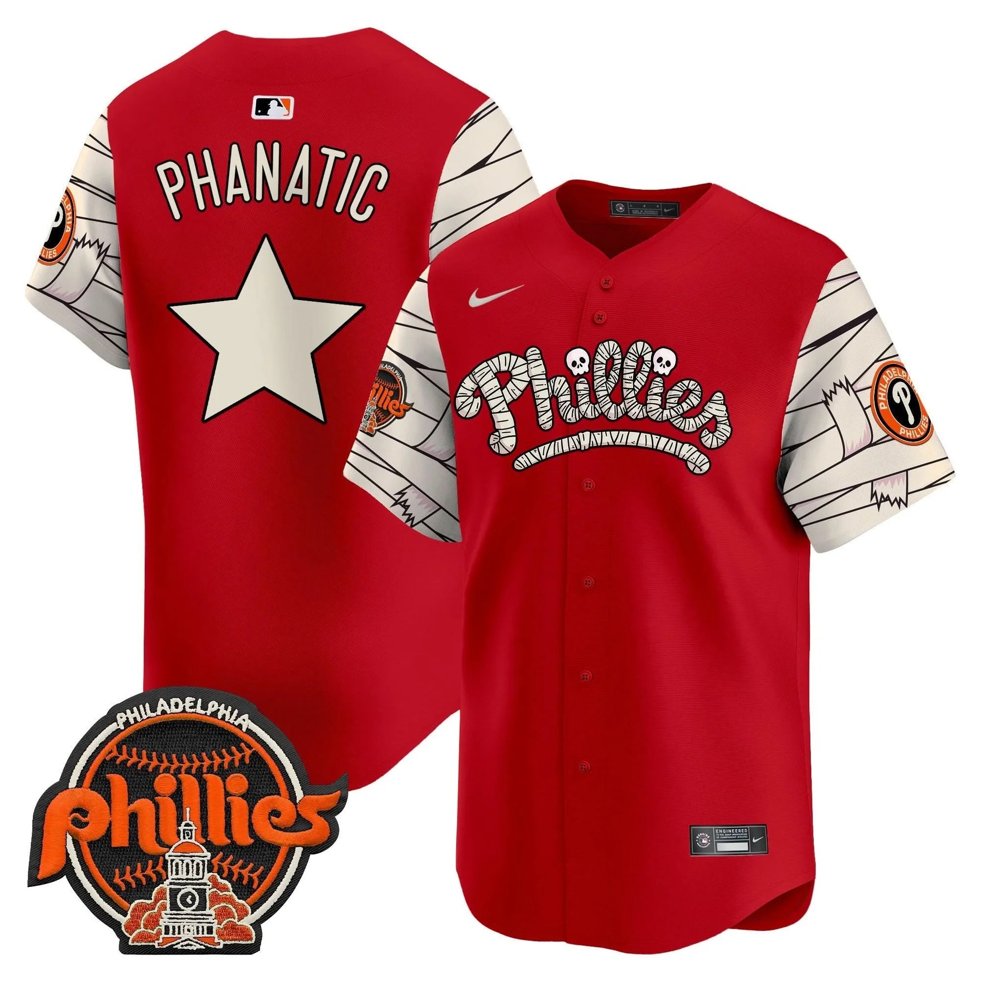 Phillies Halloween Vapor Premier Limited Jersey V2 - All Stitched - Limited Jersey | MLB Jersey Phillies Halloween Vapor Premier Limited Jersey V2 - All Stitched - Limited Jersey | MLB Jersey