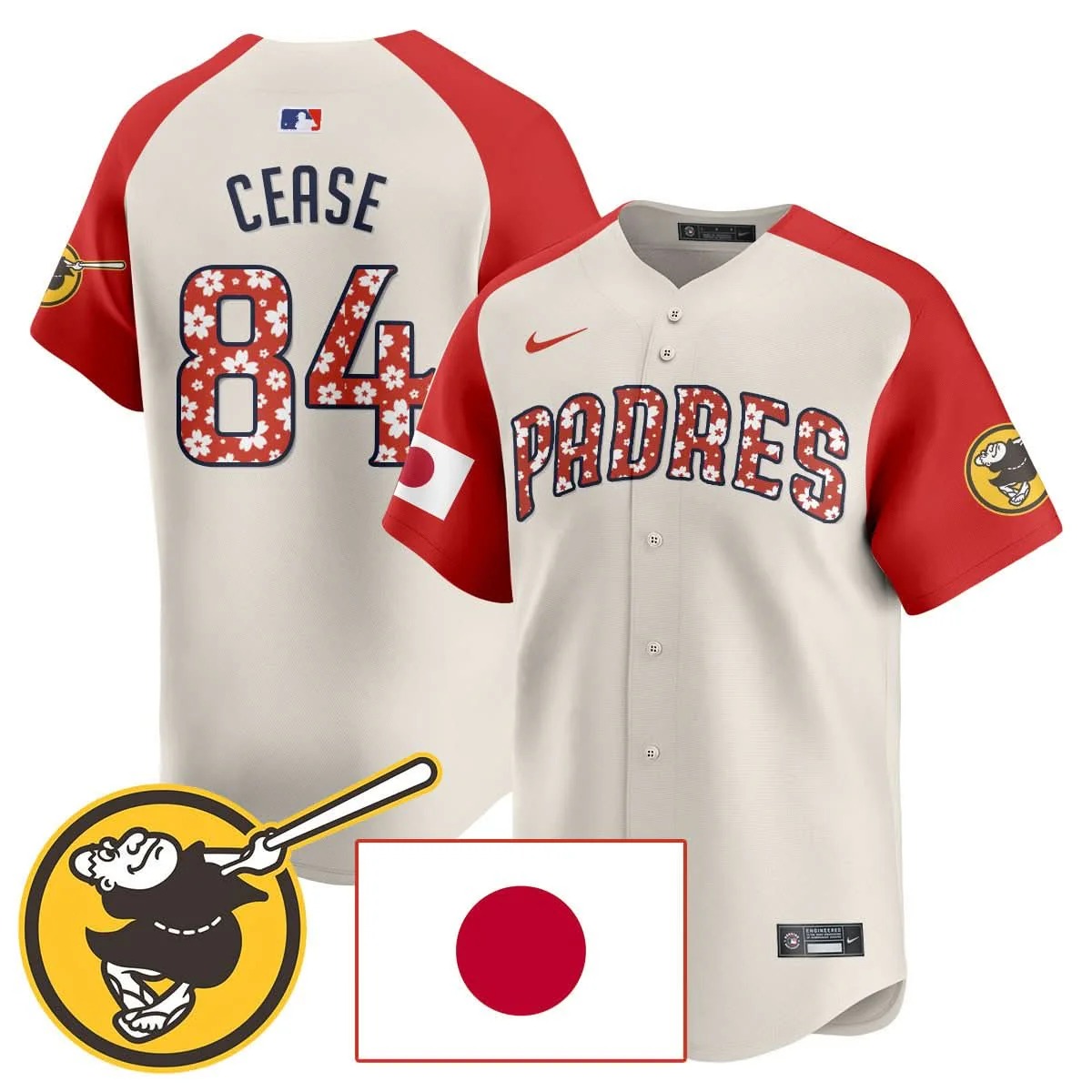 San Diego Padres Japanese Heritage Jersey - All Stitched - Limited Jersey | MLB Jersey San Diego Padres Japanese Heritage Jersey - All Stitched - Limited Jersey | MLB Jersey