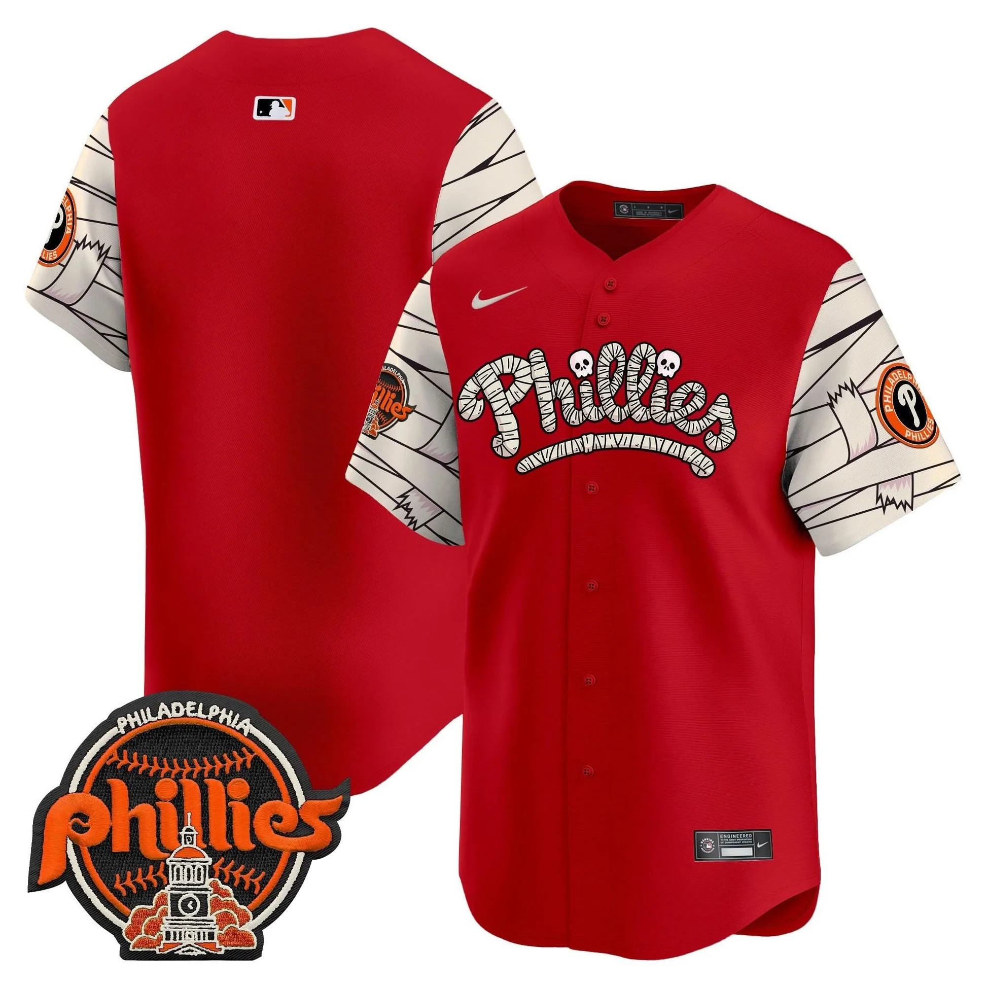Phillies Halloween Vapor Premier Limited Jersey V2 - All Stitched - Limited Jersey | MLB Jersey Phillies Halloween Vapor Premier Limited Jersey V2 - All Stitched - Limited Jersey | MLB Jersey
