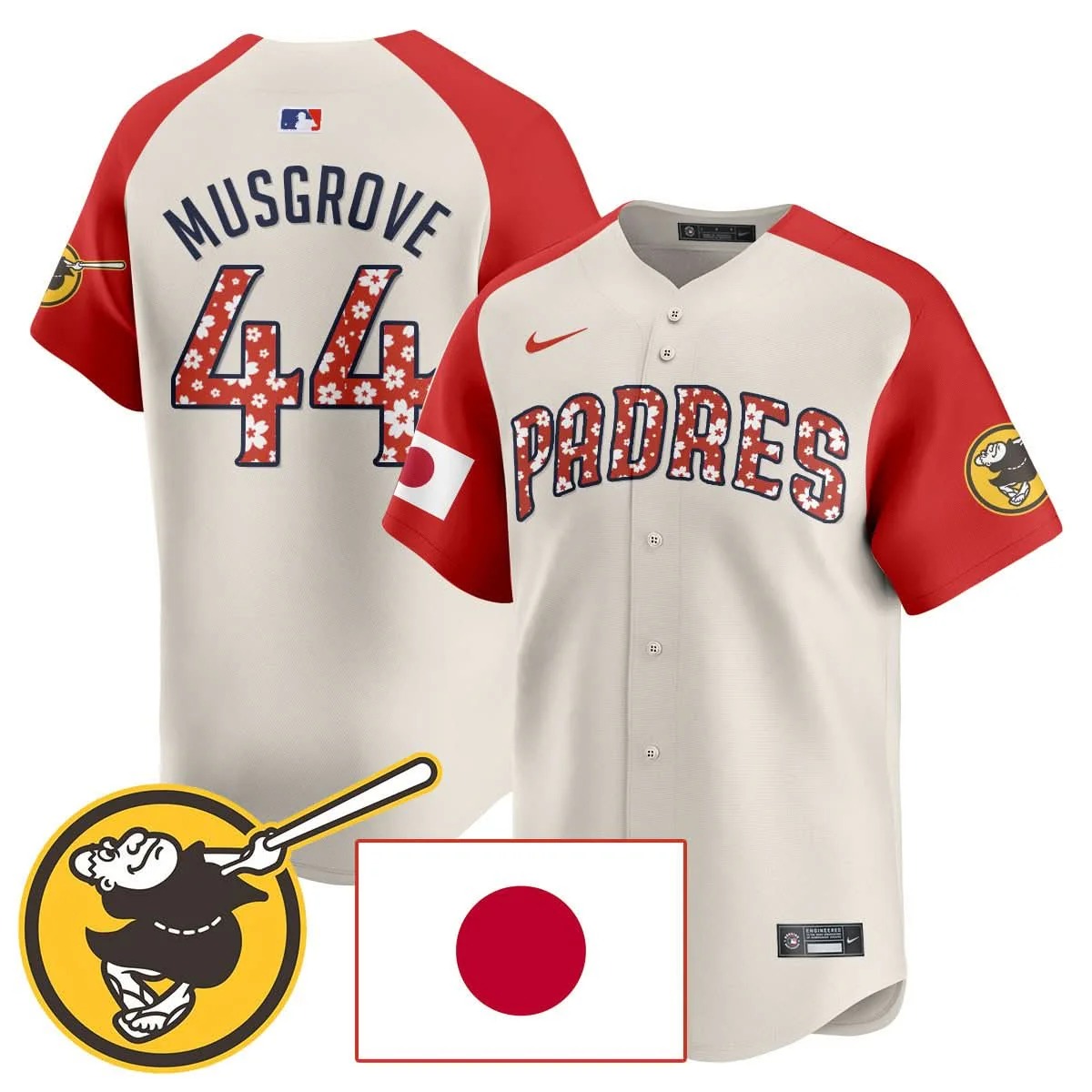 San Diego Padres Japanese Heritage Jersey - All Stitched - Limited Jersey | MLB Jersey San Diego Padres Japanese Heritage Jersey - All Stitched - Limited Jersey | MLB Jersey