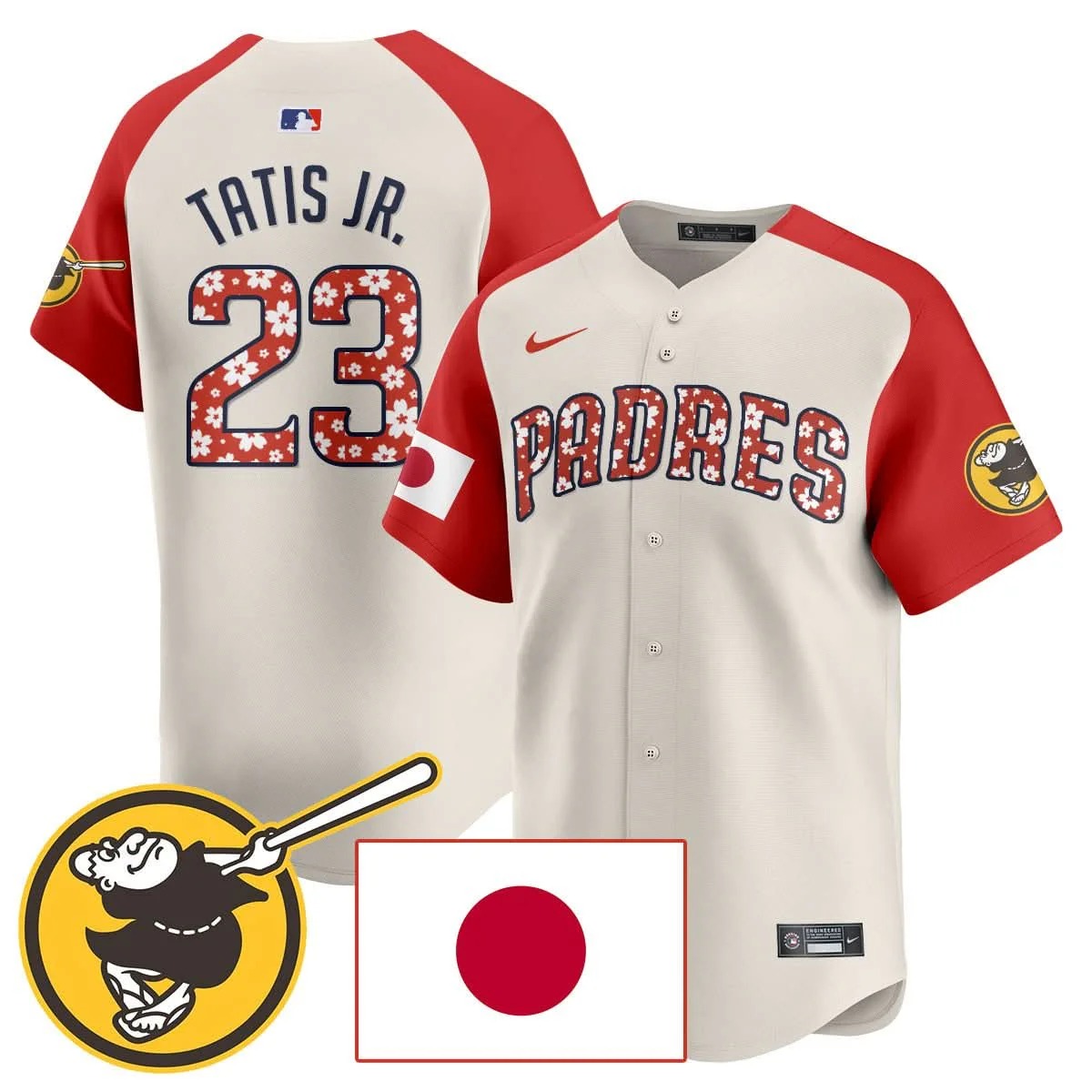 San Diego Padres Japanese Heritage Jersey - All Stitched - Limited Jersey | MLB Jersey San Diego Padres Japanese Heritage Jersey - All Stitched - Limited Jersey | MLB Jersey