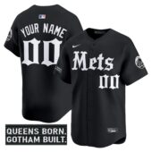 New York Mets 'Gotham Gothic Edition' Vapor Premier Limited Custom Jersey - All Stitched - Limited Jersey | MLB Jersey