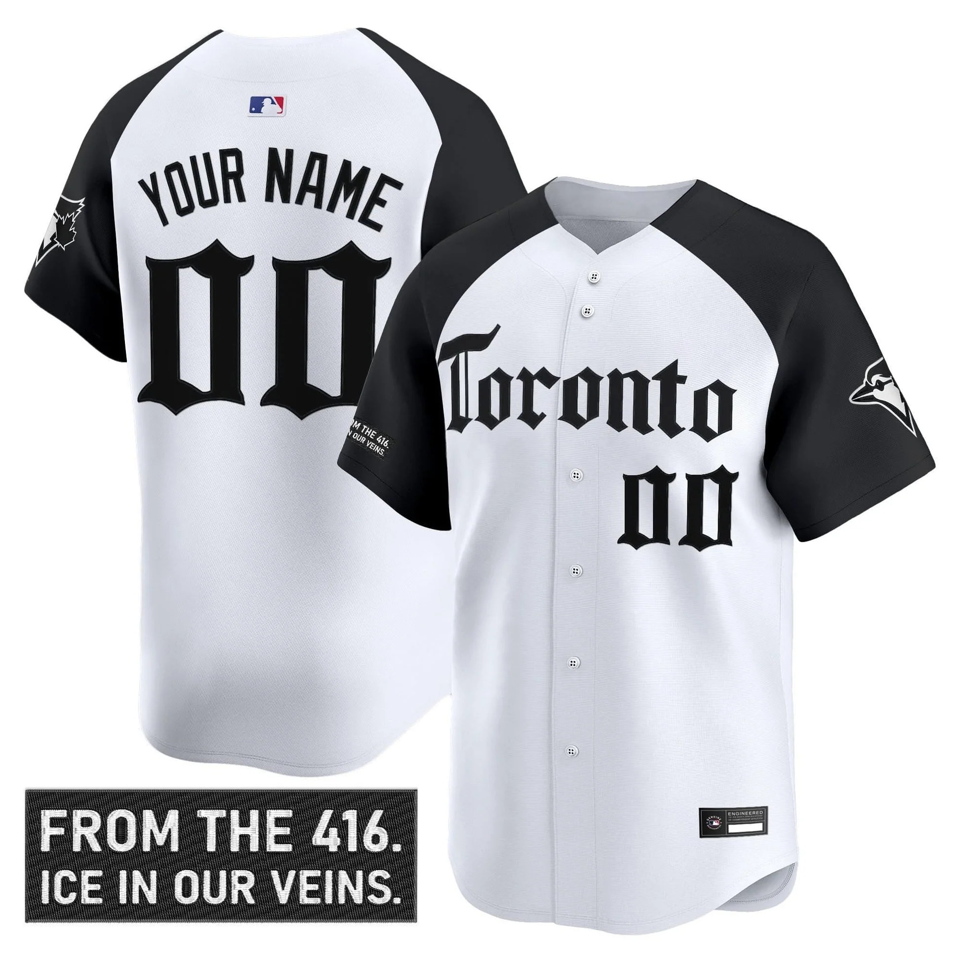 Toronto Blue Jays 'Gothic North Edition' Vapor Premier Limited Custom Jersey - All Stitched - Limited Jersey | MLB Jersey Toronto Blue Jays 'Gothic North Edition' Vapor Premier Limited Custom Jersey - All Stitched - Limited Jersey | MLB Jersey