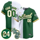 Oakland Athletics 2024 Ricky Henderson Memorial Custom Jersey - All Stitched - Limited Jersey | MLB Jersey