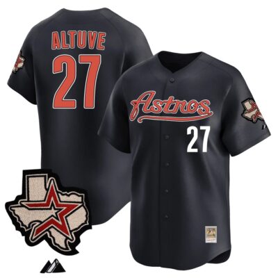 Houston Astros Throwback Jersey - All Stitched - Limited Jersey | MLB Jersey