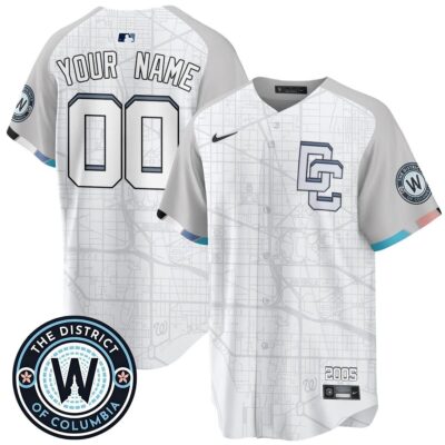 Custom Name/Number Washington Nationals 2025 City Connect Limited Jersey - All Stitched - Limited Jersey | MLB Jersey