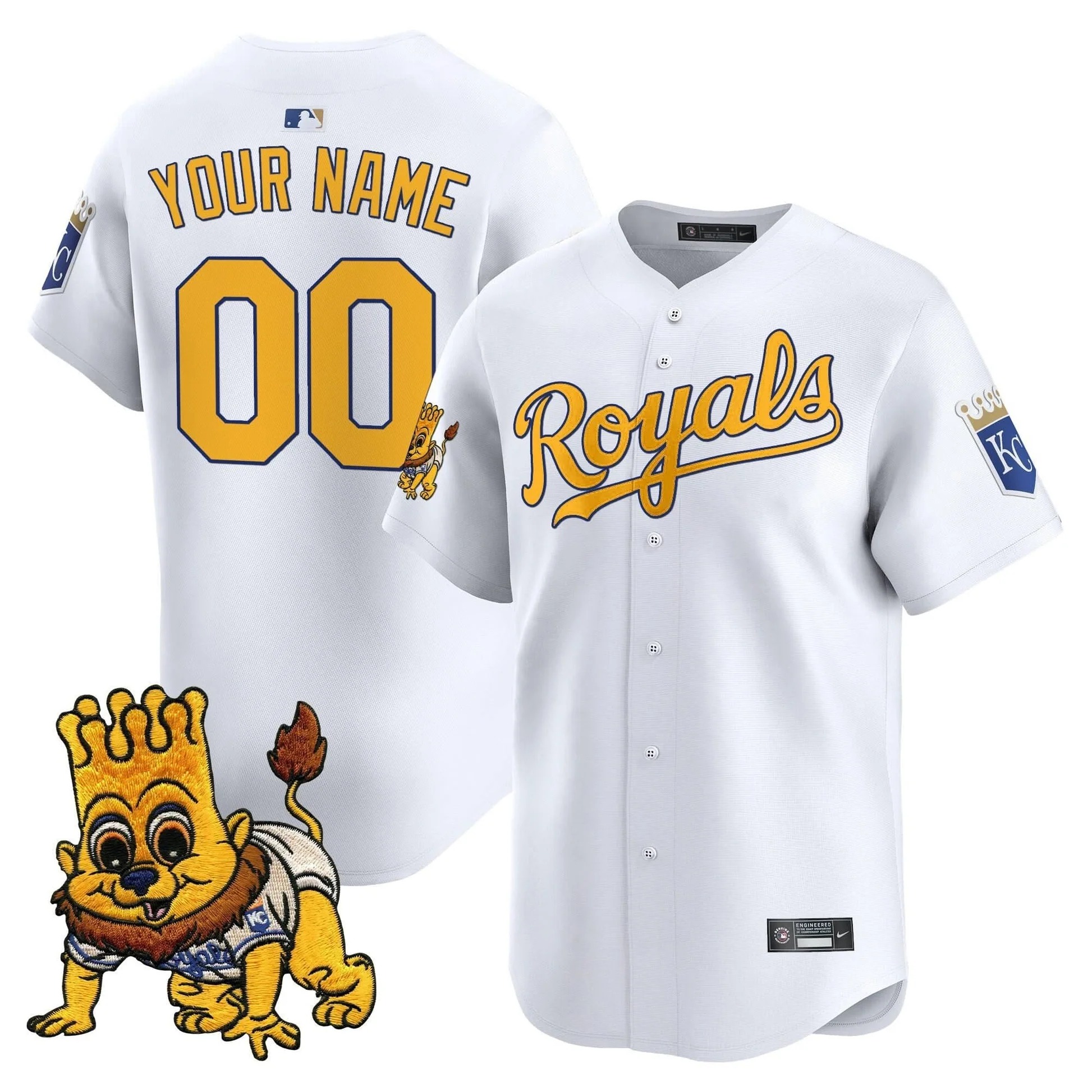 Kansas City Royals Sluggerrr Patch Vapor Premier Limited Custom Jersey - All Stitched - Limited Jersey | MLB Jersey Kansas City Royals Sluggerrr Patch Vapor Premier Limited Custom Jersey - All Stitched - Limited Jersey | MLB Jersey