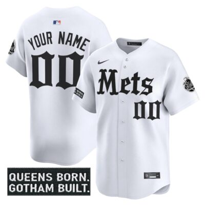 New York Mets 'Gotham Gothic Edition' Vapor Premier Limited Custom Jersey - All Stitched - Limited Jersey | MLB Jersey