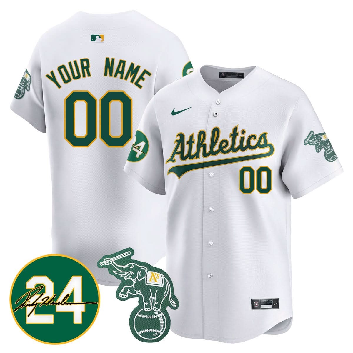Oakland Athletics 2024 Ricky Henderson Memorial Custom Jersey - All Stitched - Limited Jersey | MLB Jersey Oakland Athletics 2024 Ricky Henderson Memorial Custom Jersey - All Stitched - Limited Jersey | MLB Jersey