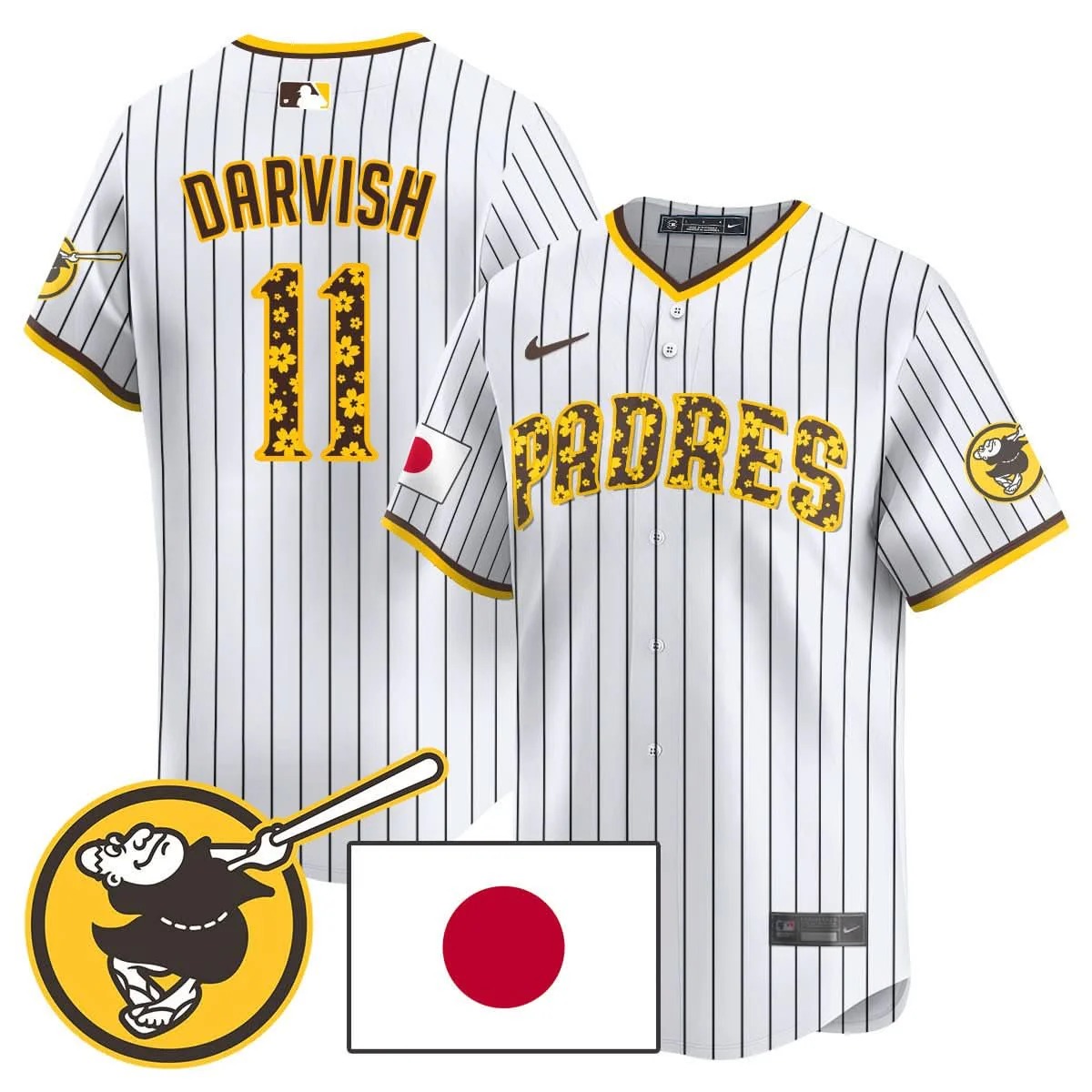 San Diego Padres Japanese Heritage Jersey - All Stitched - Limited Jersey | MLB Jersey San Diego Padres Japanese Heritage Jersey - All Stitched - Limited Jersey | MLB Jersey