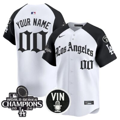 Dodgers 2025 LA Gothic Style Vapor Premier Limited Custom Jersey - All Stitched - Limited Jersey | MLB Jersey