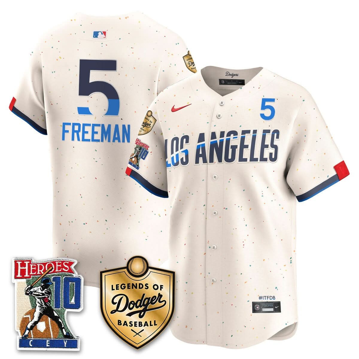 Los Angeles Dodgers "Legends Of Dodgers Baseball" Jersey - All Stitched - Limited Jersey | MLB Jersey Los Angeles Dodgers "Legends Of Dodgers Baseball" Jersey - All Stitched - Limited Jersey | MLB Jersey