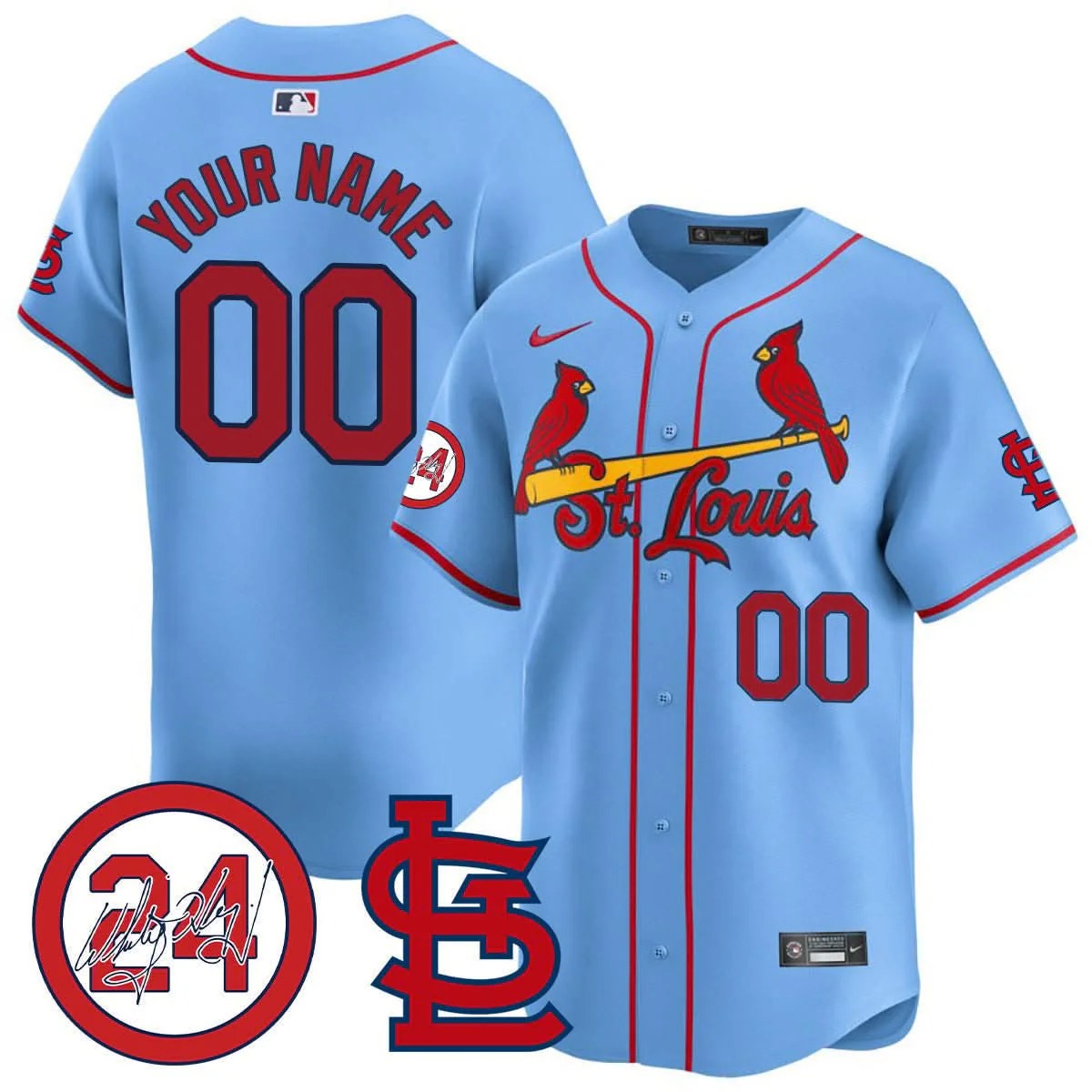 St. Louis Cardinals Memorial Vapor Premier Limited Custom Jersey - All Stitched - Limited Jersey | MLB Jersey St. Louis Cardinals Memorial Vapor Premier Limited Custom Jersey - All Stitched - Limited Jersey | MLB Jersey