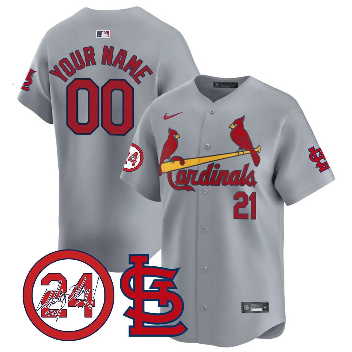 St. Louis Cardinals Memorial Vapor Premier Limited Custom Jersey - All Stitched - Limited Jersey | MLB Jersey St. Louis Cardinals Memorial Vapor Premier Limited Custom Jersey - All Stitched - Limited Jersey | MLB Jersey