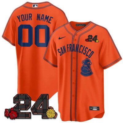 San Francisco Giants 2024 Willie Mays Patch Vapor Premier Limited Custom Jersey V2 - All Stitched - Limited Jersey | MLB Jersey