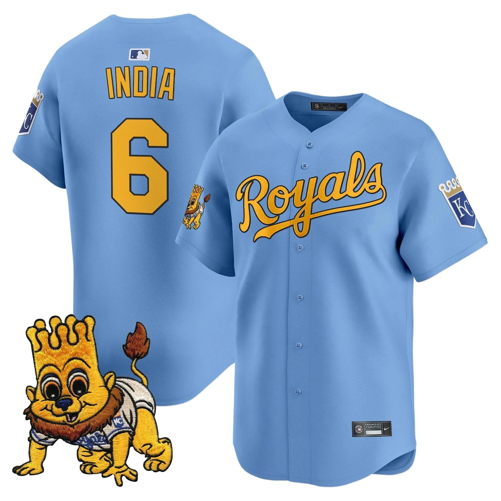 Kansas City Royals Sluggerrr Patch Vapor Premier Limited Jersey - All Stitched - Limited Jersey | MLB Jersey Kansas City Royals Sluggerrr Patch Vapor Premier Limited Jersey - All Stitched - Limited Jersey | MLB Jersey